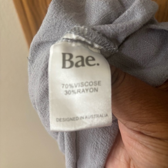 Bae. the Label Wrap Around Maxi Dress - Grey Haze Size Medium - Picture 6 of 8